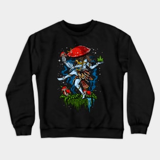 Psychedelic Shiva Magic Mushroom Crewneck Sweatshirt